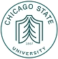 Chicago State University logo featuring an open book and the founding year 1867, encircled by the university name.